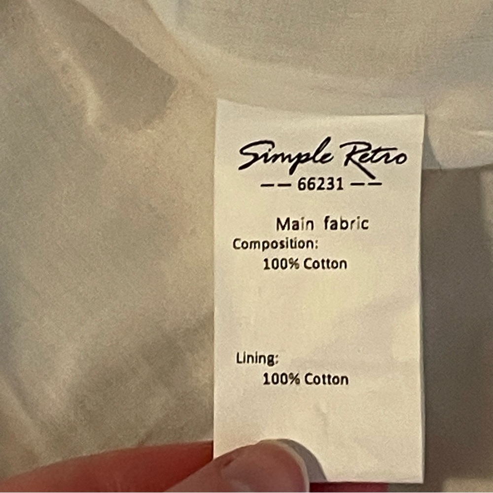 NWT Simple Retro Mariam Daisy Embroidered Dress Medium - Picture 5 of 7